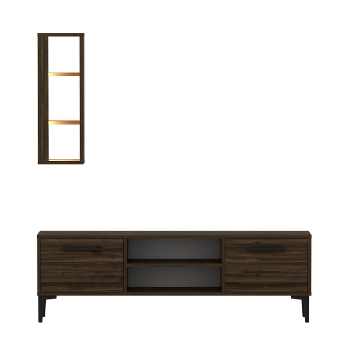 Hanah Home Soporte para TV Bien - Walnut Hanah Home Soporte para TV Bien - Walnut
